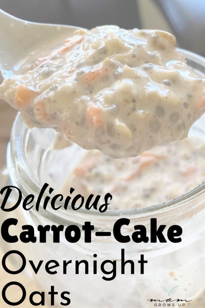 Delicious Carrot Cake Overnight Oats