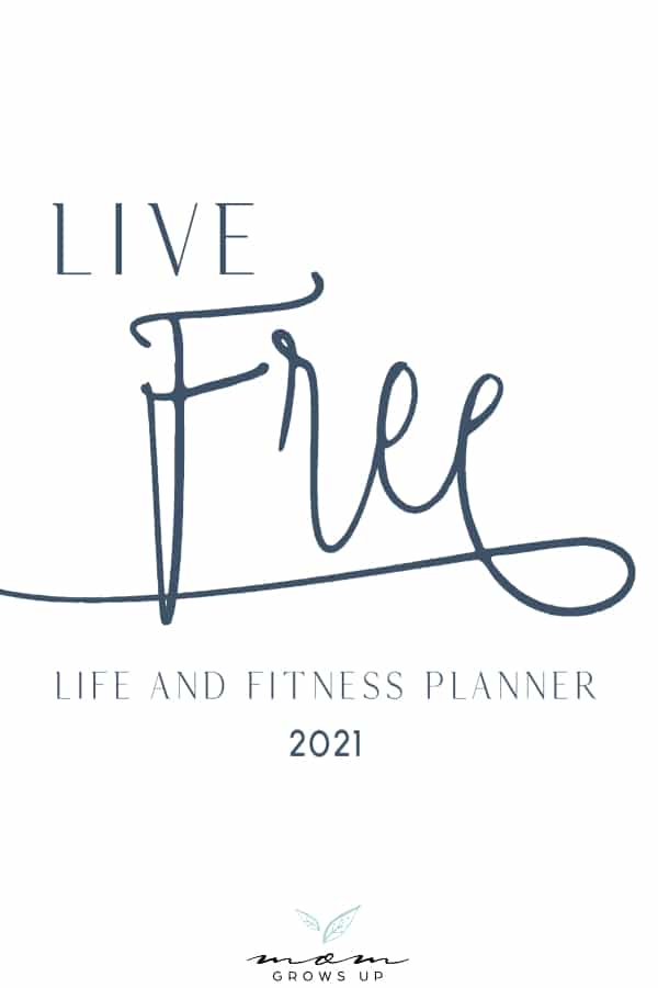 Live Free Life and Fitness Weight-Loss Planner
