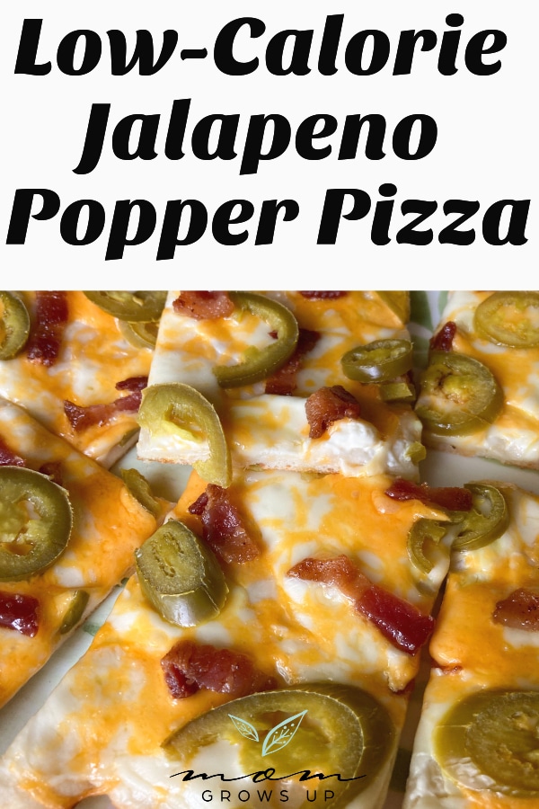 Low-Calorie Jalapeno Popper Pizza