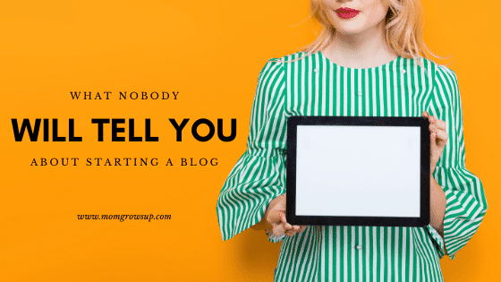 What Nobody Will Tell You About Starting a Blog